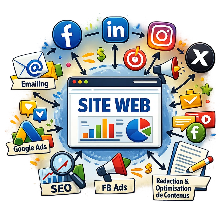 les-outils-marketing-autour-du-site-internet les outils marketing digital