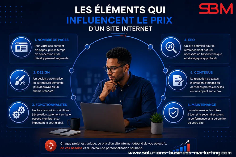 facteurs-prix-site-internet Les facteurs qui influences le prix d'un site internet