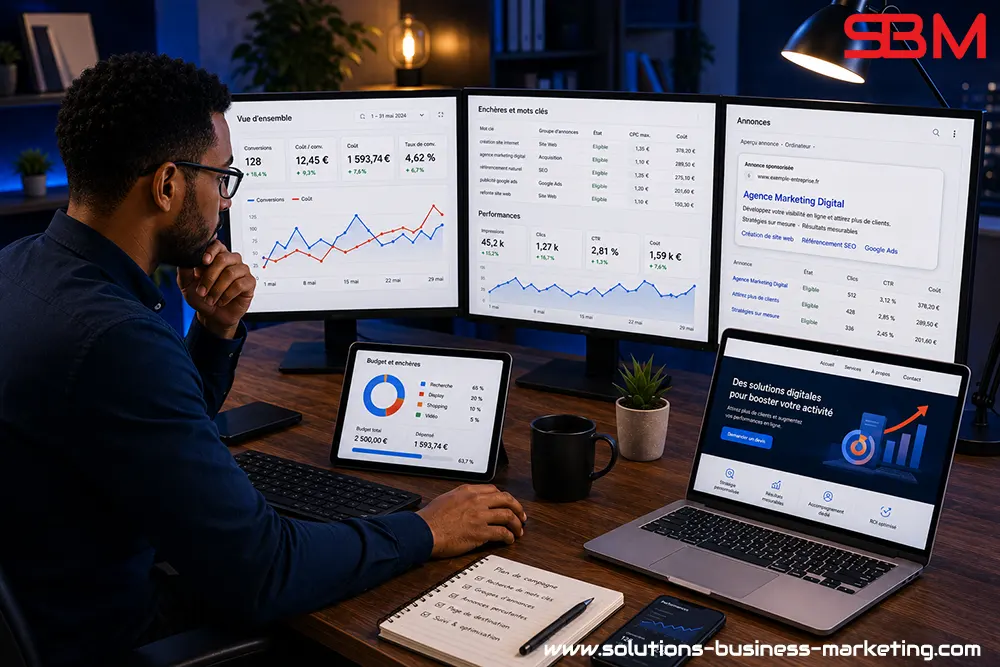 Google Ads, mise en place, suivi et analyse