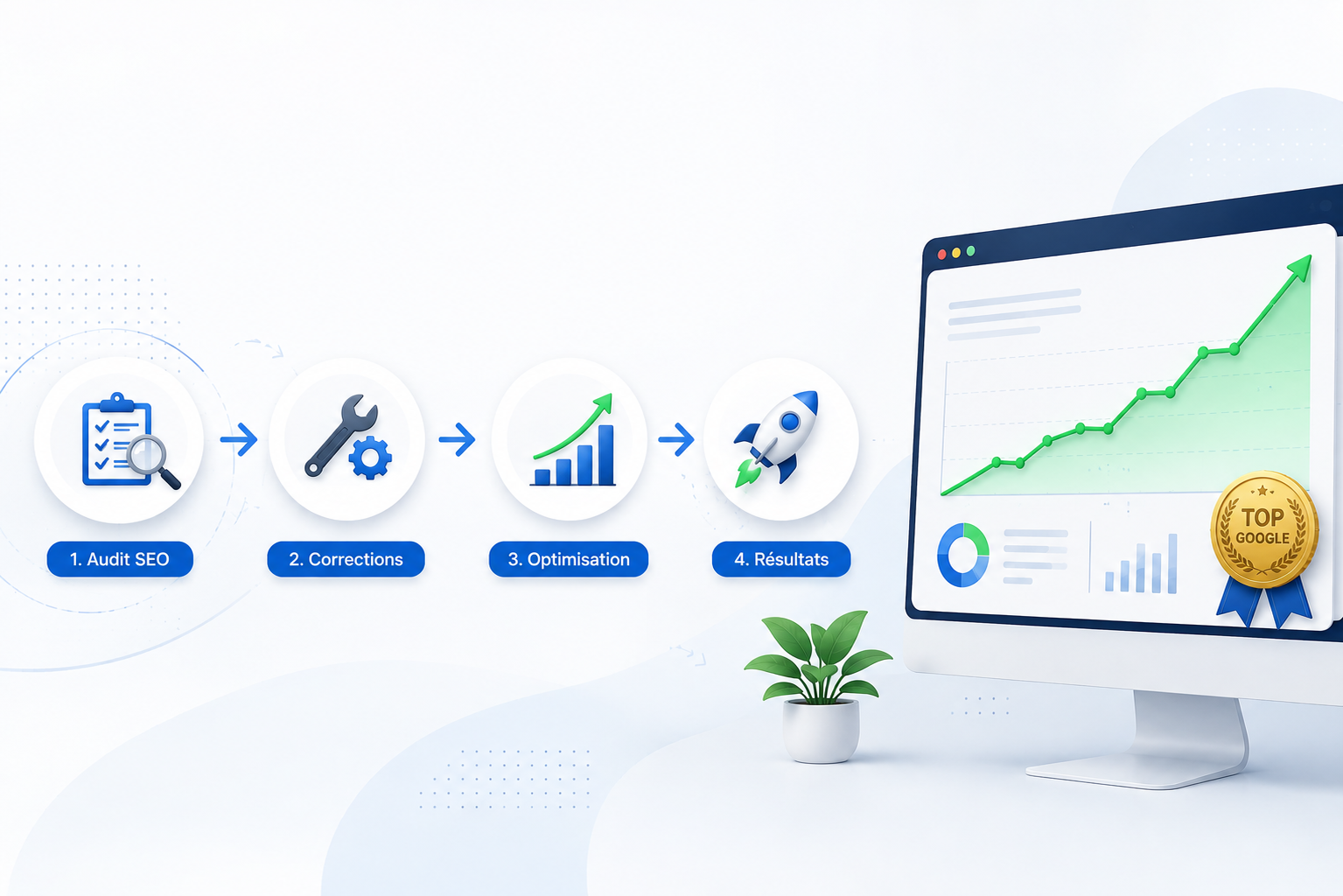 Parcours de correction des erreurs SEO