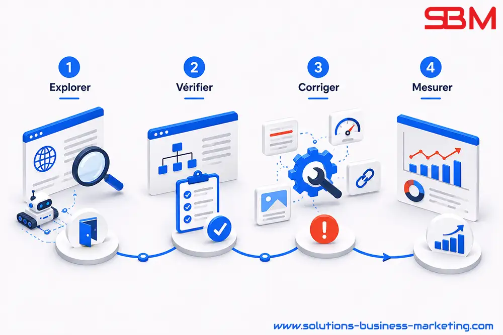 Étapes pour vérifier et améliorer l'optimisation d'un site internet pour Google Étapes pour vérifier et améliorer l'optimisation d'un site internet pour Google