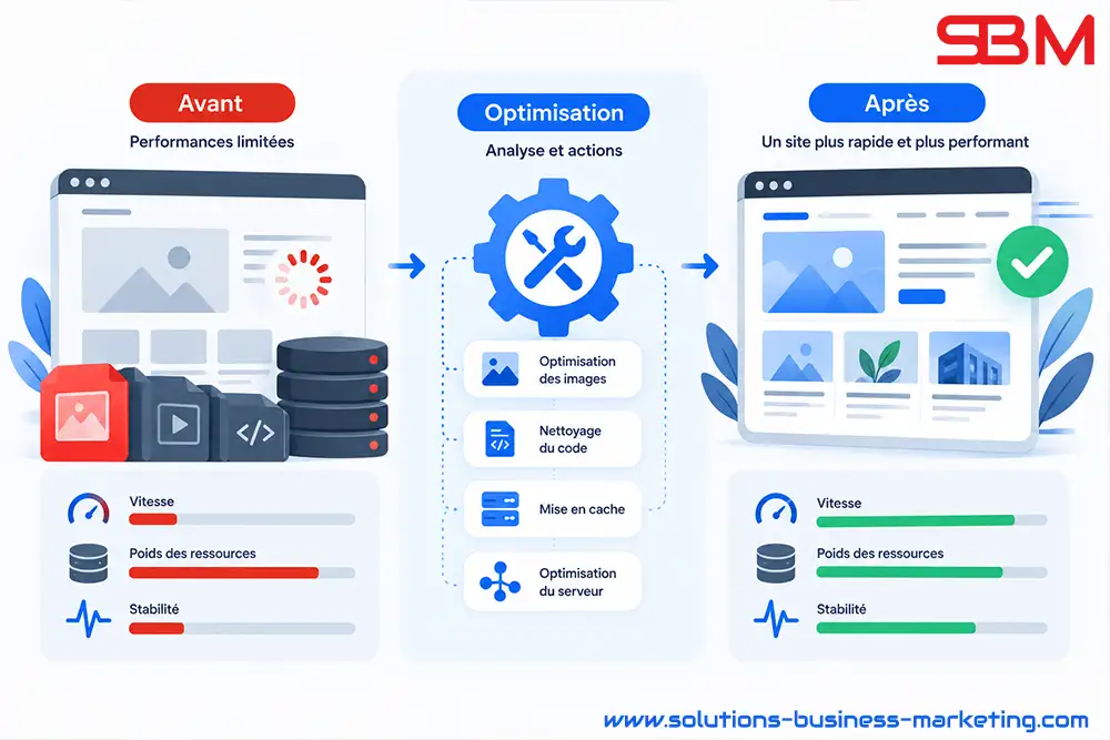 Mesure des performances d'un site internet avant et après optimisation Mesure des performances d'un site internet avant et après optimisation